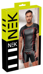 t shirt top ormeto noir rouge 2