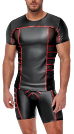 t shirt top ormeto noir rouge 5