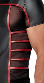 t shirt top ormeto noir rouge 6