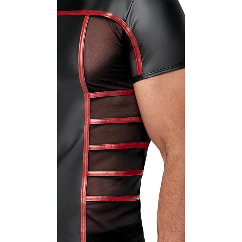 t shirt top ormeto noir rouge 6
