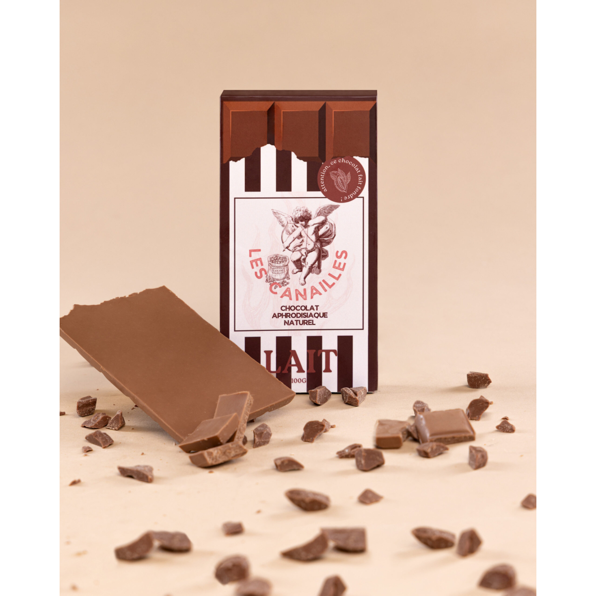 tablette de chocolat aphrodisiaque lait 100g scaled