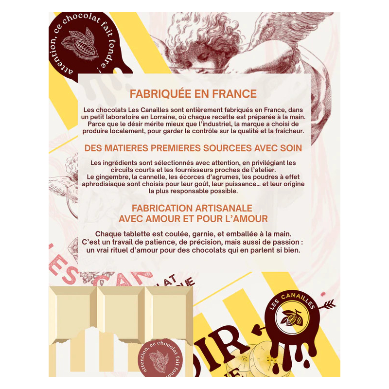 tablette de chocolat aphrodisiaque lait noix de pecan 100g 2