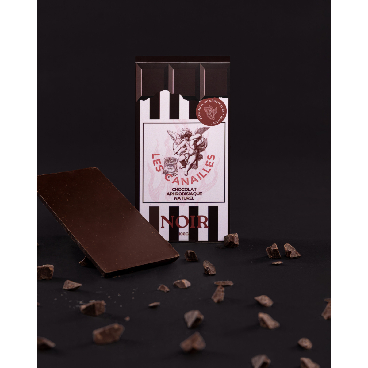 tablette de chocolat aphrodisiaque noir 100g scaled