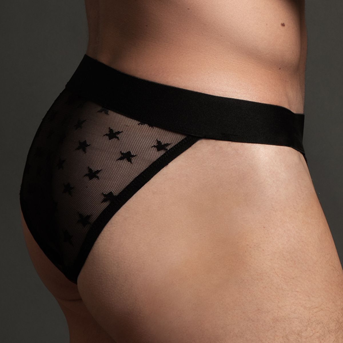 tanga fin star noir 1