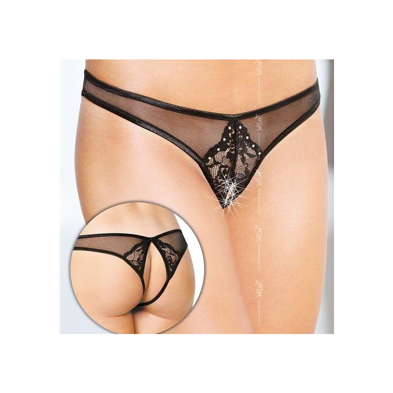 tanga ouvert vladlena noir