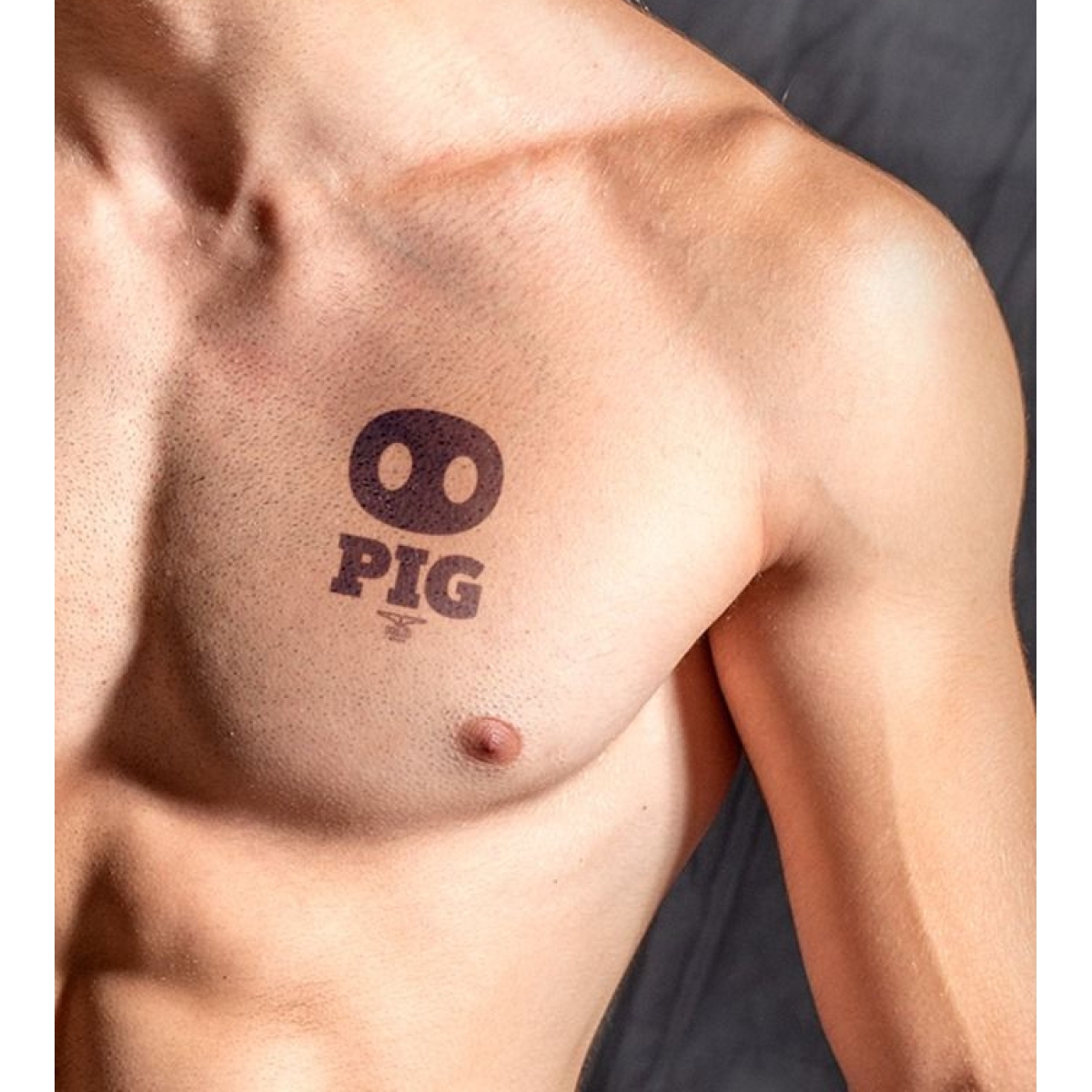 tatouage ephemere mrb pig 10 x 10cm