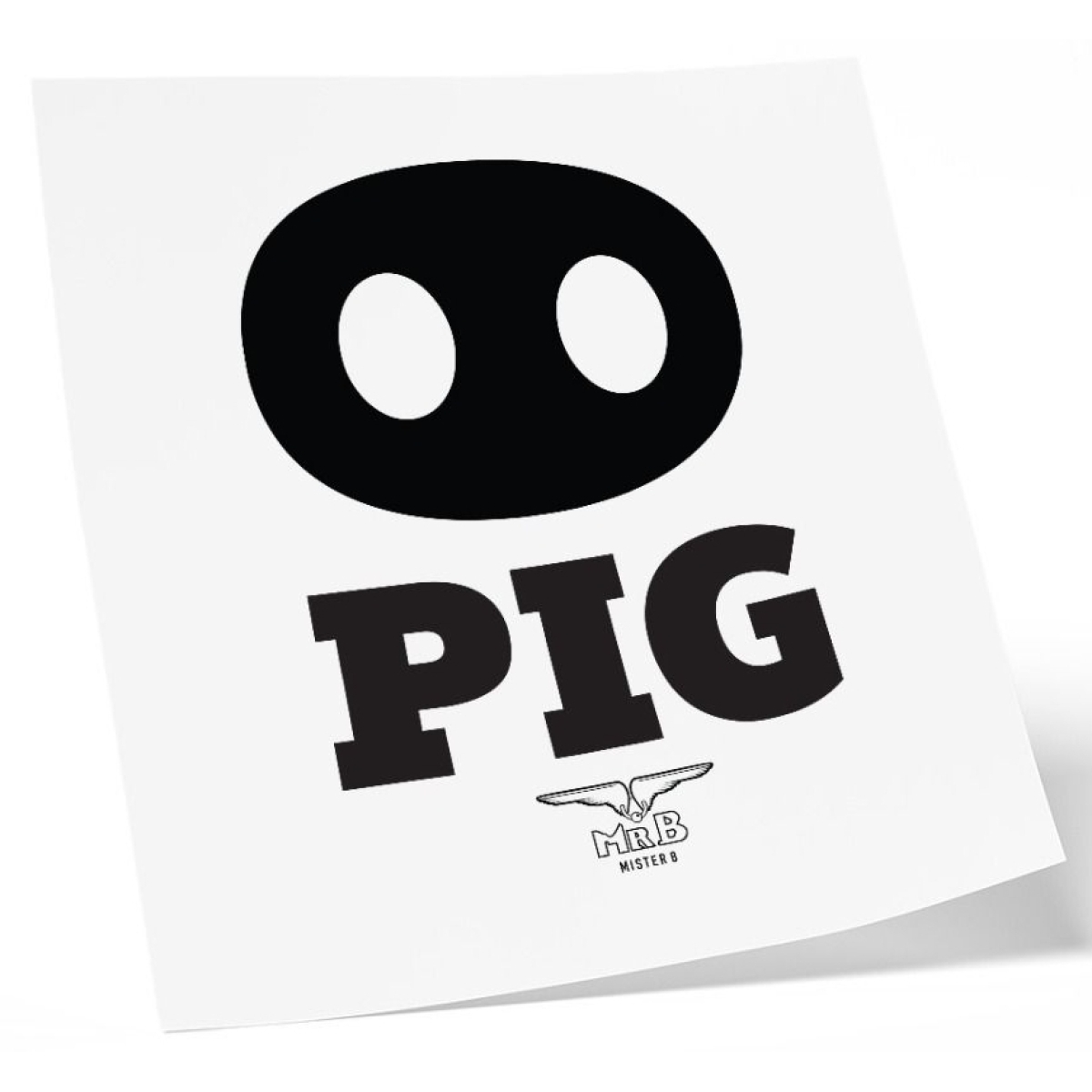 tatouage ephemere mrb pig 10 x 10cm 2