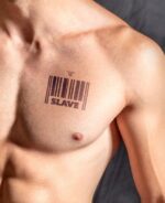 tatouage ephemere mrb slave 10 x 10cm