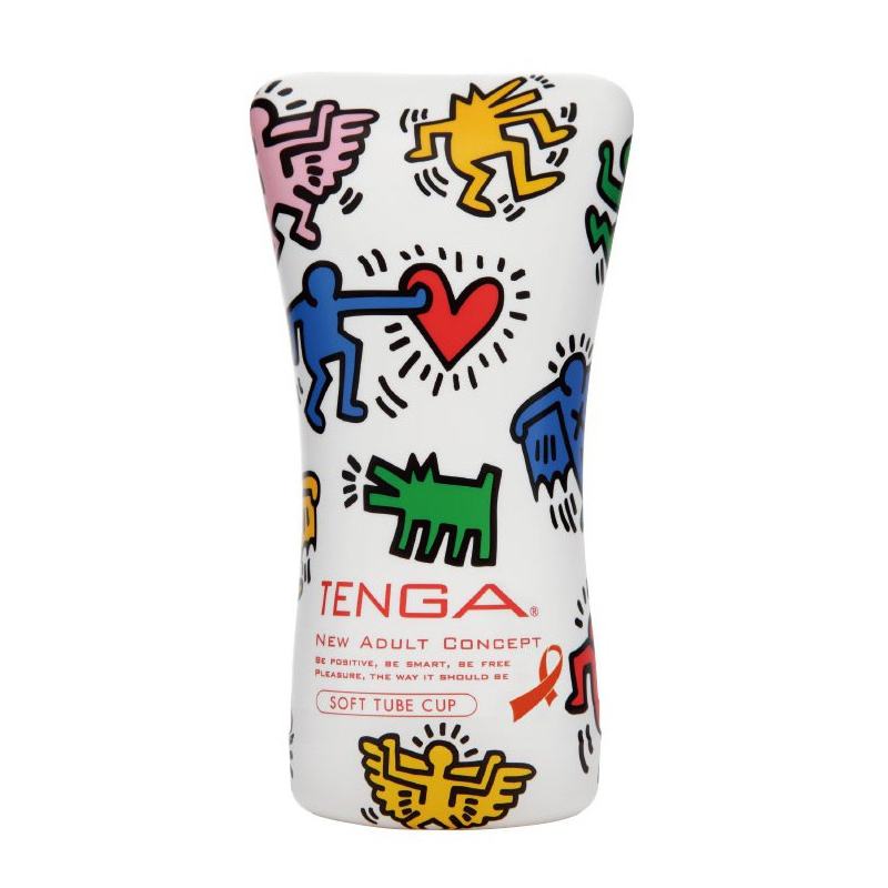 tenga soft tube cup by keith haring