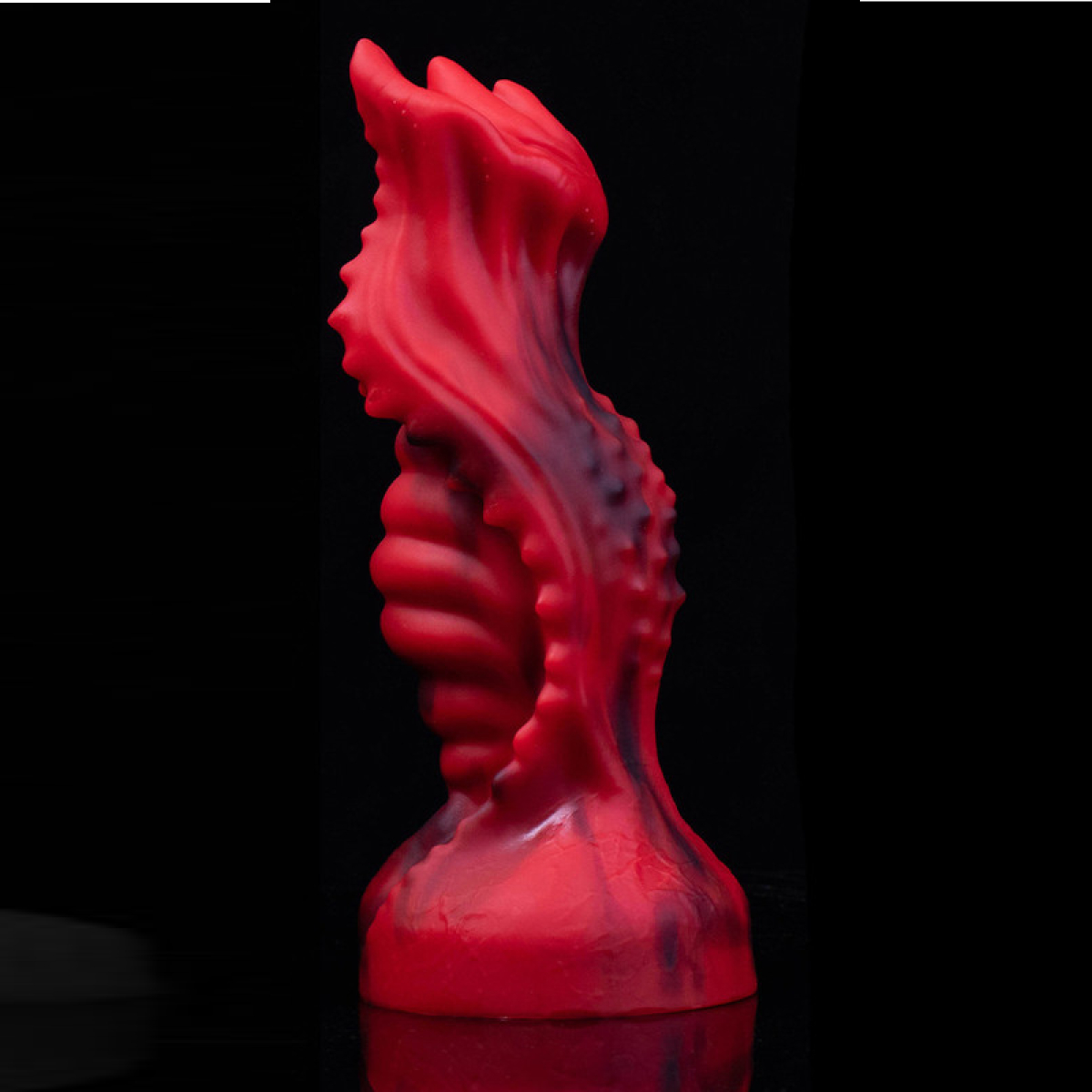 the wicked hunt silicone dildo rouge m
