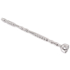 tige a uretre percee shower head 13cm diametre 7mm 4
