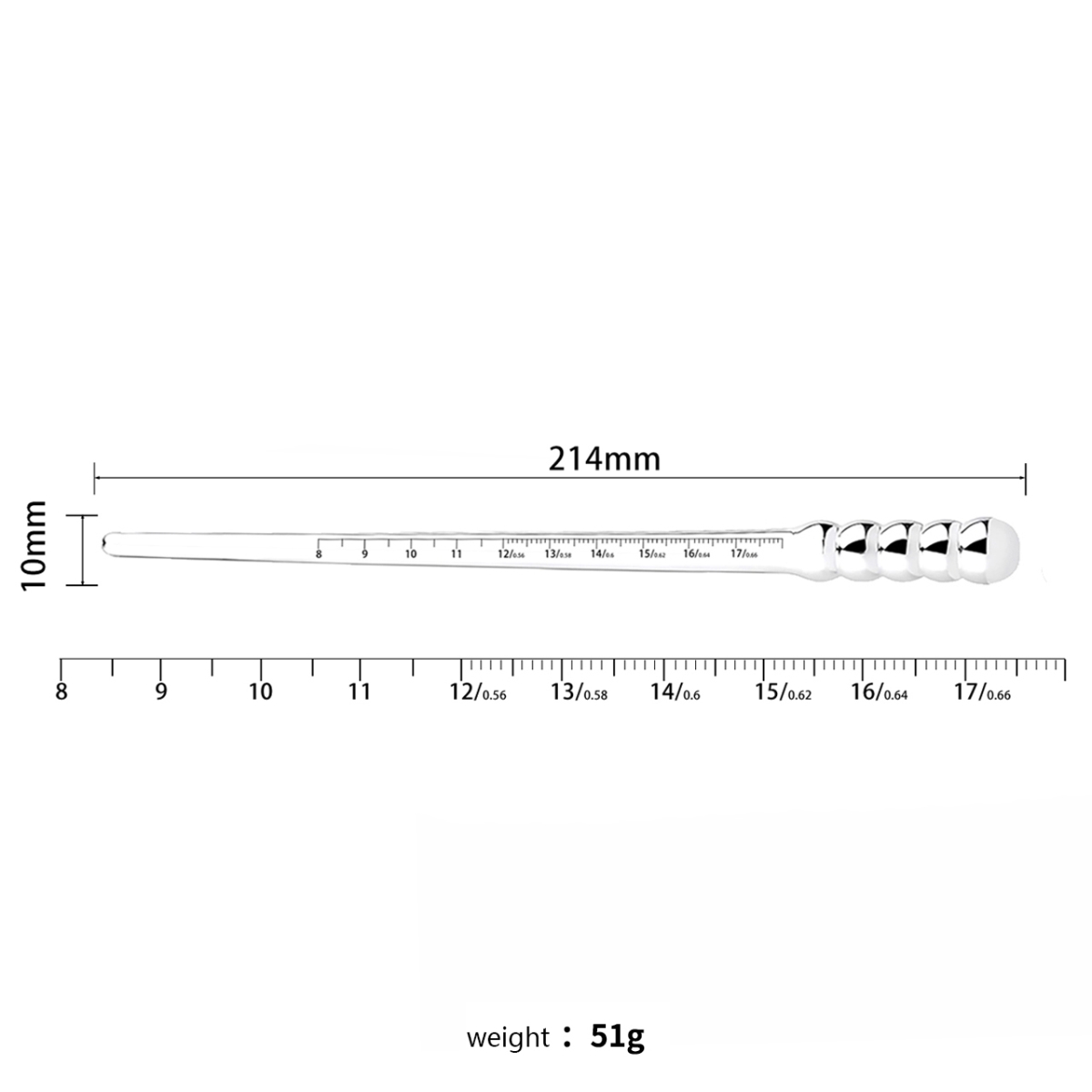tige d uretre dip stick s 18 cm diametre 35 a 6mm 6