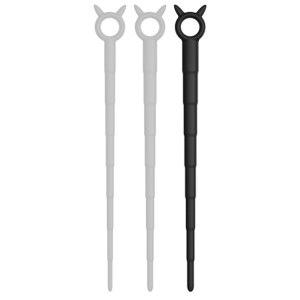 tige d uretre en silicone diablo l 25 cm diametre 7 a 14mm