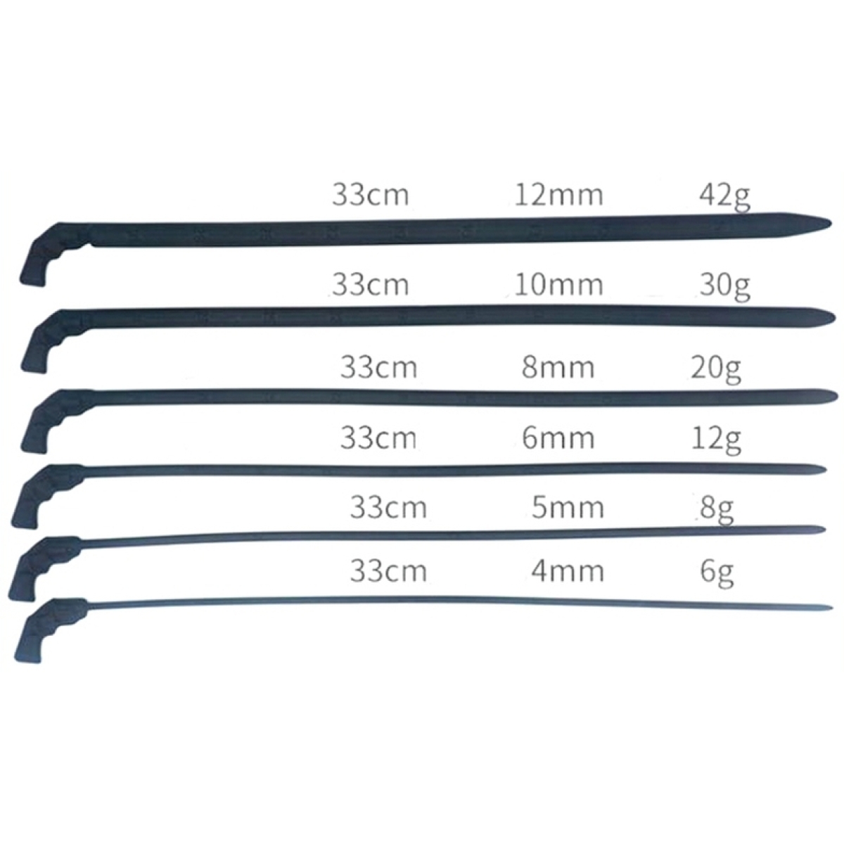 tige d uretre en silicone gun style 32cm 4