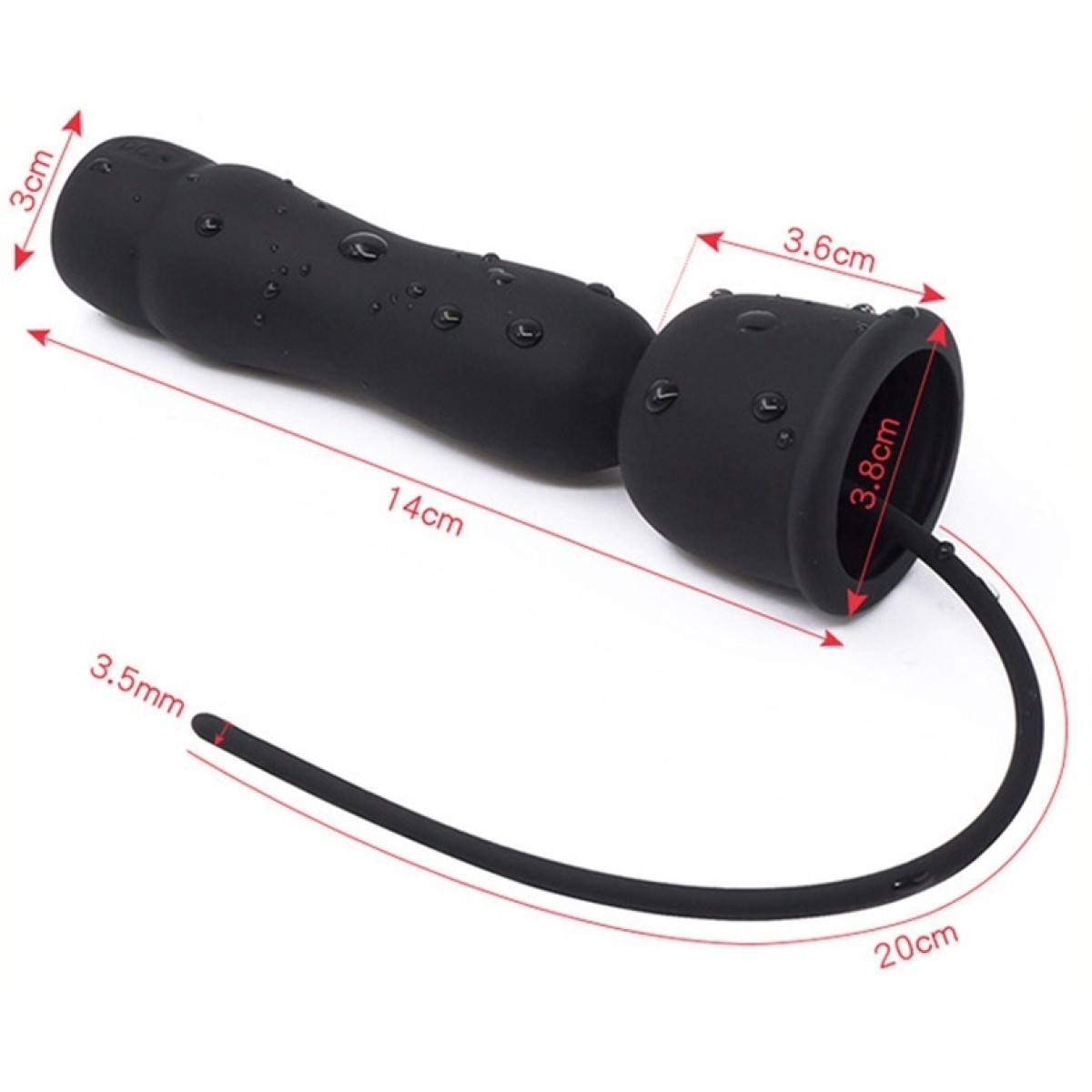 tige d uretre vibrant silicone vibe in 19cm diametre 3mm 6