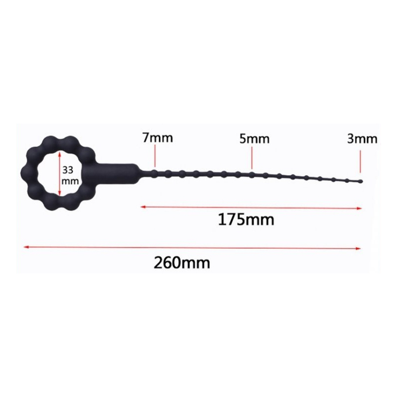tige d uretre vibrante avec anneau o ring 175cm diametre 3 a 8mm 5
