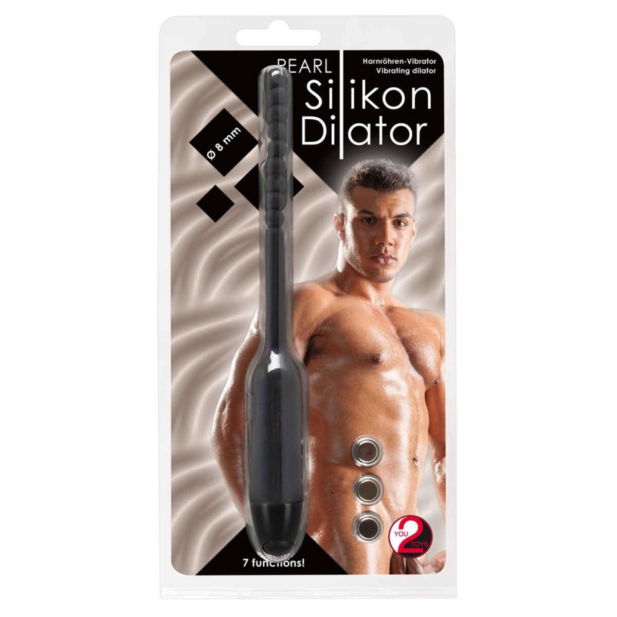 tige d uretre vibrante pearl dilator 11cm diametre 8mm 1