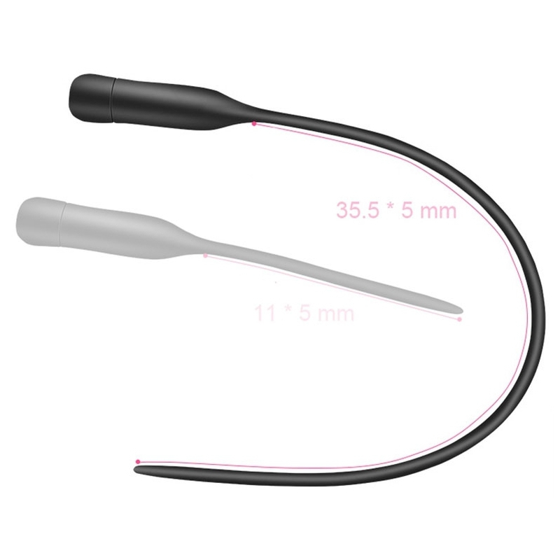 tige d uretre vibrante silicone tigly 35cm diametre 5mm 3