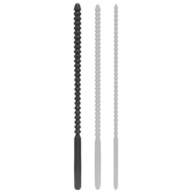 tige uretre silicone thread l 17cm diametre 9mm