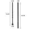 tiges d uretre ribbed dilators silicone 4