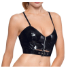 top vinyl zip noir
