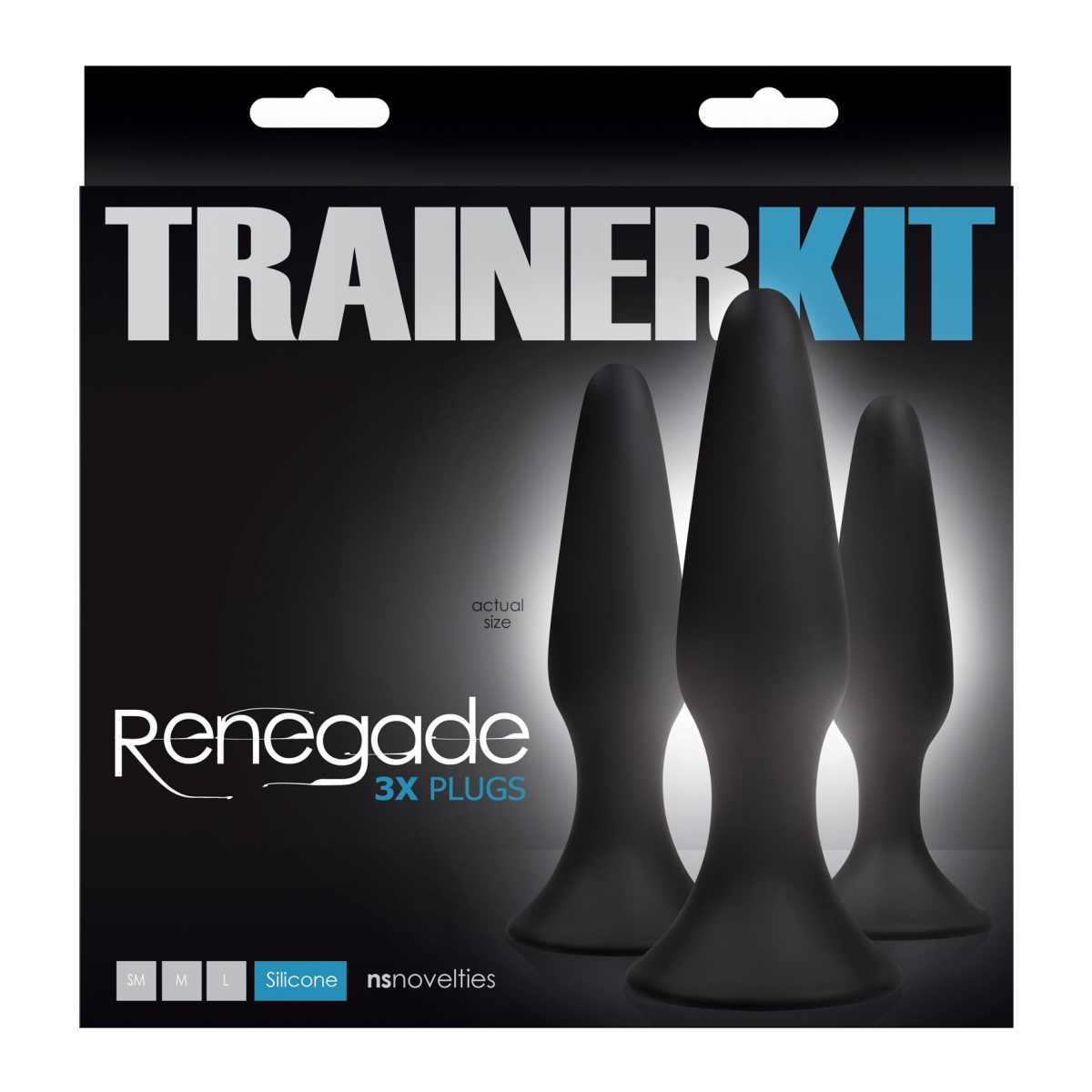 trainer kit de 3 plugs en silicone renegade 1