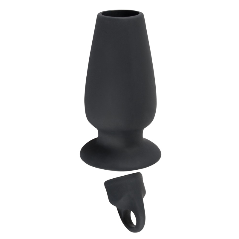 tunnel avec bouchon anal lust 9 x 5 cm
