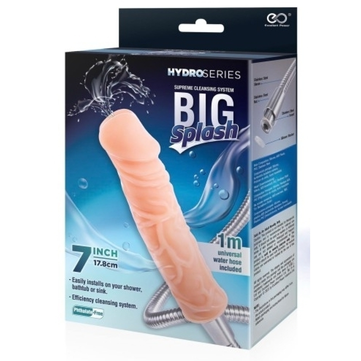 tuyau avec gode big splash 16 x 4cm 1