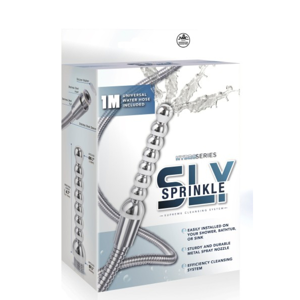 tuyau de lavement avec embout ribbedsly 10 x 18cm 1