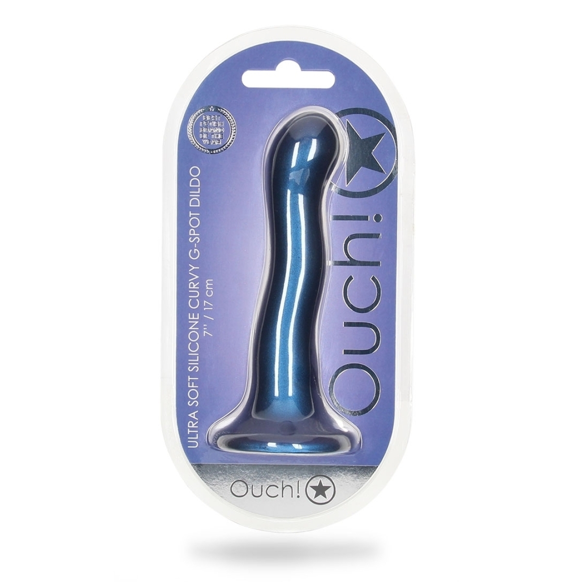 ultra soft silicone curvy g spot dildo 7 17 cm 1