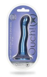 ultra soft silicone curvy g spot dildo 7 17 cm 1
