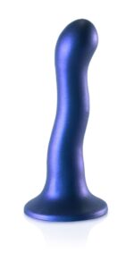 ultra soft silicone curvy g spot dildo 7 17 cm