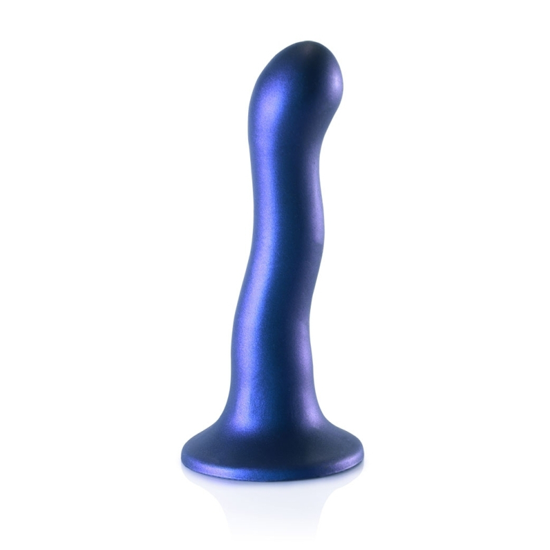ultra soft silicone curvy g spot dildo 7 17 cm