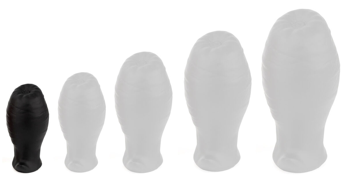 upgrade dragon egg butt plug black xs