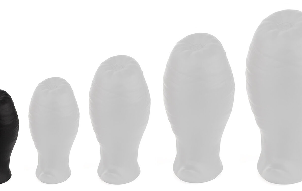 upgrade dragon egg butt plug black xs