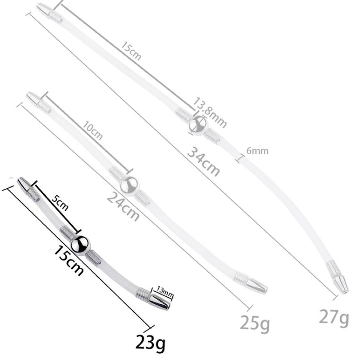 urethral catheter for gay 15 x 06cm 3