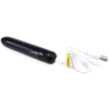 usb tip recharging vibrating bullet black 3