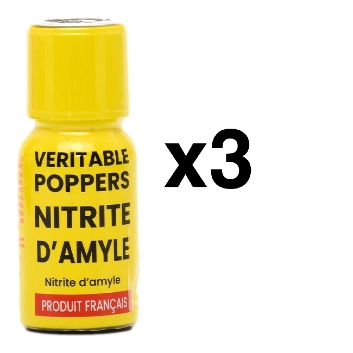 veritable poppers nitrite damyle 15ml x3