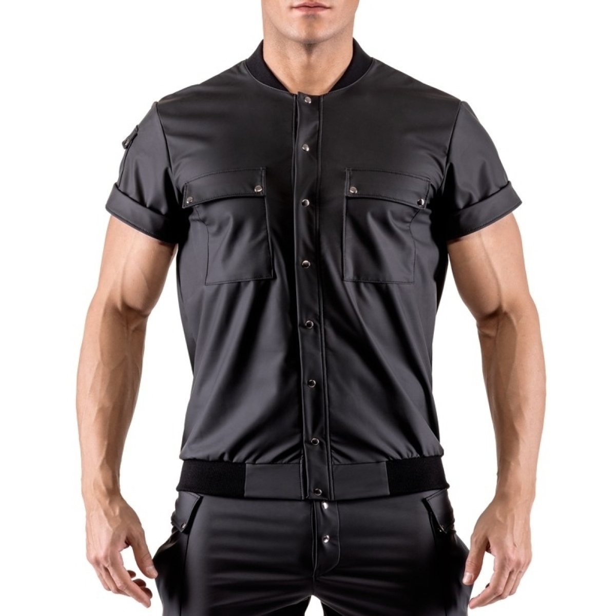 veste avec poches junnia noire