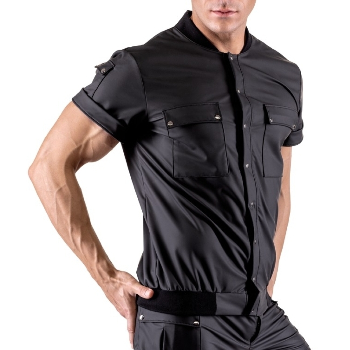 veste avec poches junnia noire 2