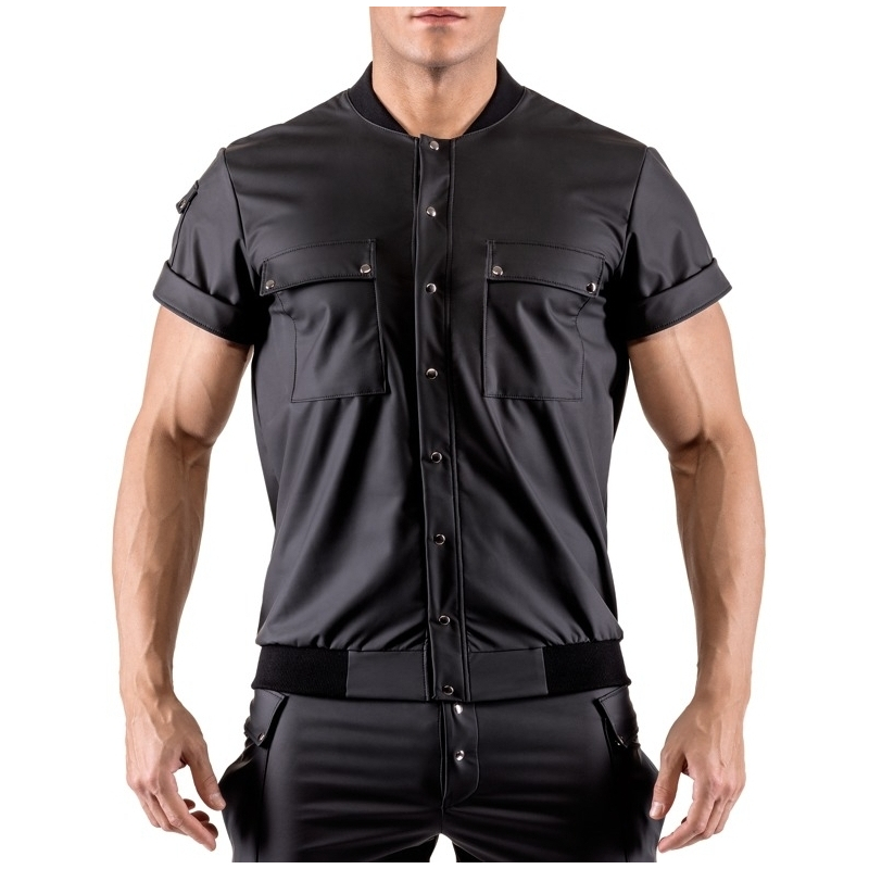 veste avec poches junnia noire