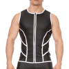 veste sans manche robin noir blanc
