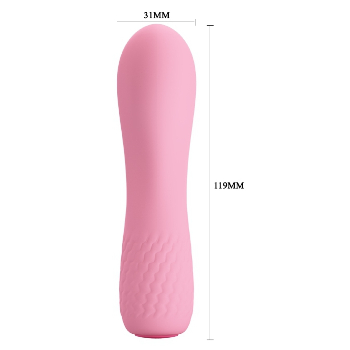 vibro alice curve 12 x 3 cm rose 4