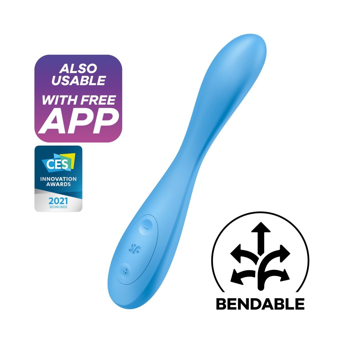 vibro connecte g spot flex 4 satisfyer 20cm bleu 7 scaled