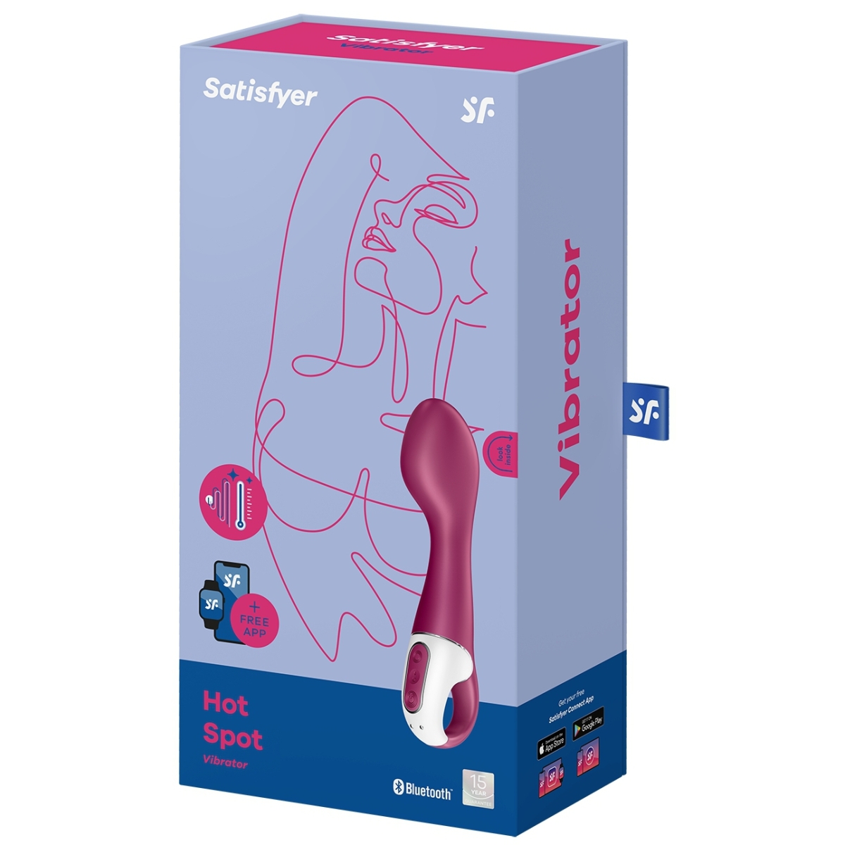 vibro connecte hot spot satisfyer 20cm mauve 2