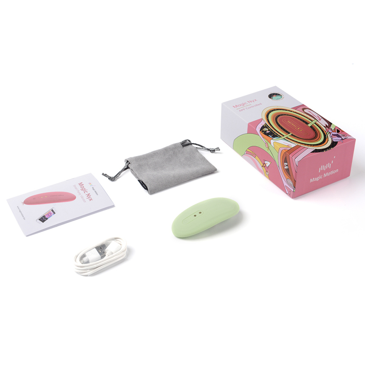 vibro de culotte connecte magic nyx vert 2