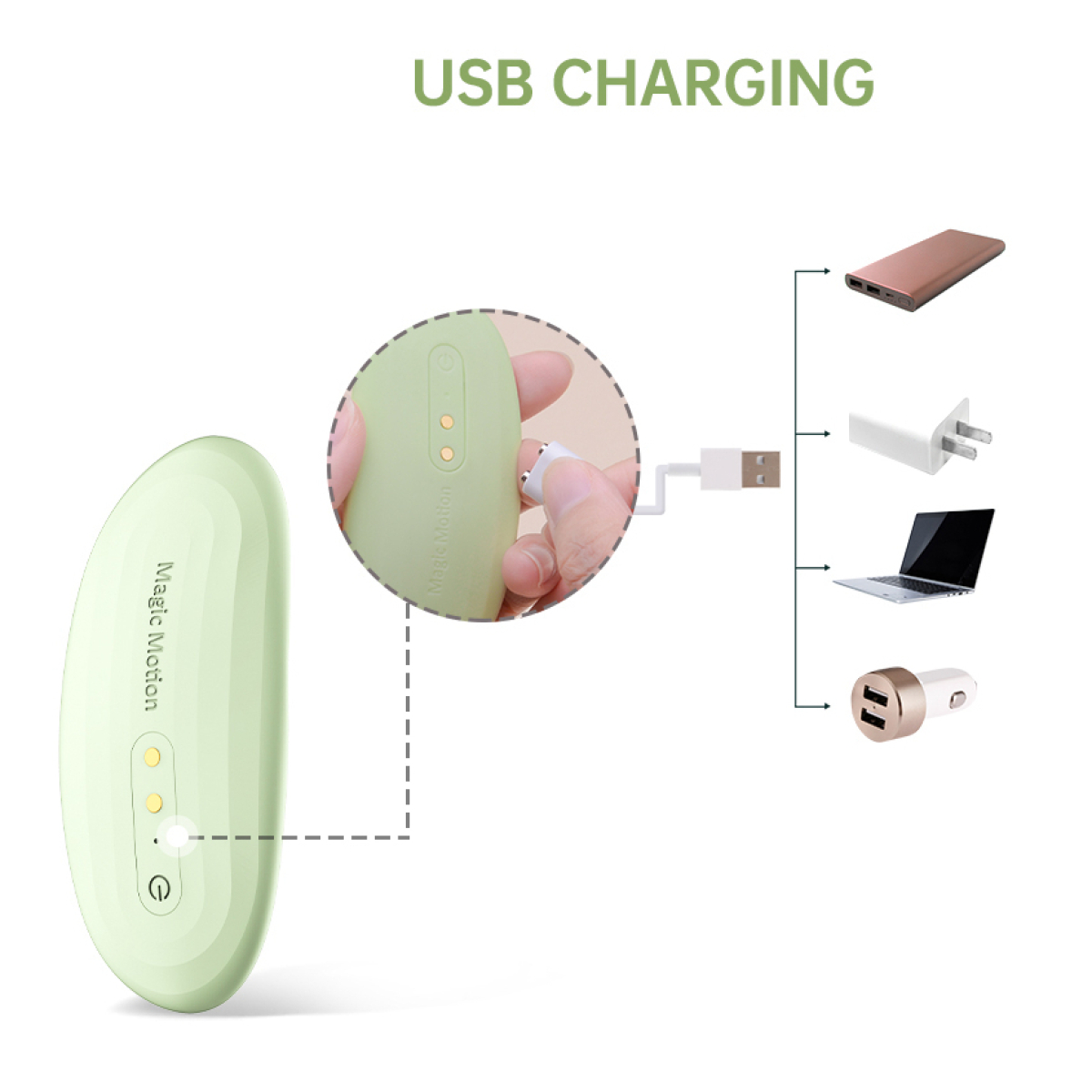 vibro de culotte connecte magic nyx vert 4