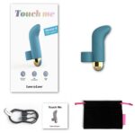 vibro de doigt touch me love to love bleu 1