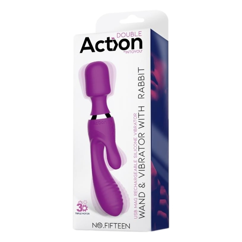 vibro et wand fifteen action violet 1