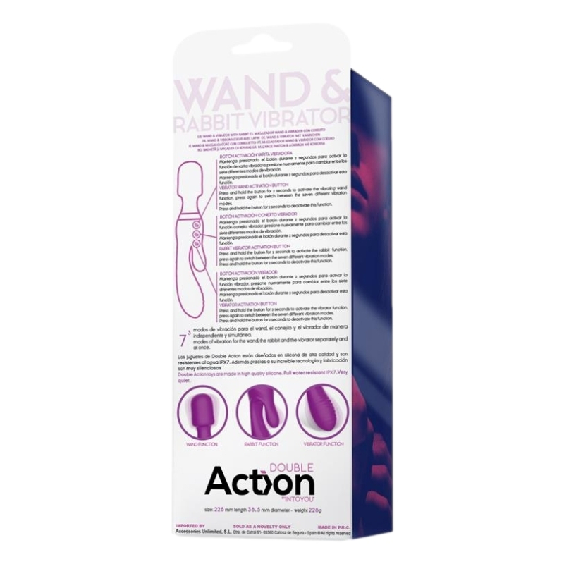 vibro et wand fifteen action violet 3